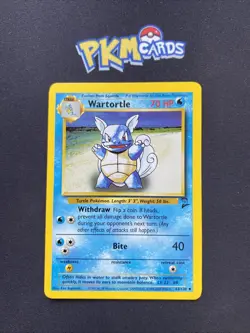Pokemon TCG Wartortle Base Set 2 63/130 Regular LP. - Image 1