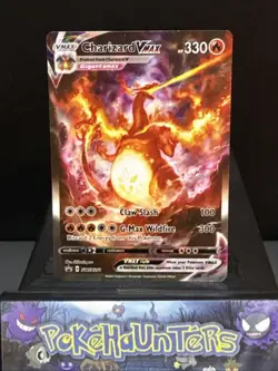 Pokemon Card Charizard VMax SWSH261 Ultra Premium Box Black Star Promo Played - Image 1