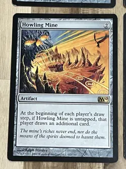 Awesome Magic The Gathering MTG Card M10 Howling Mine X4 212/249 LP - Image 4
