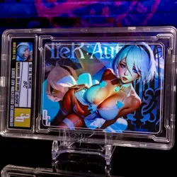 2B NieR Waifu Trading Card Encased #/99 Gold Foil Demigoddess Collection SLAB V2 - Image 1