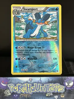 Pokemon Card Swampert 35/160 Primal Clash Reverse Holo Rare L/P - Image 1