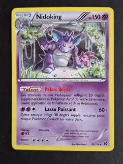 Nidoking 45/114 XY Offensive Steam Card Pokemon French - Image 1