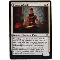 x4 Ingenious Smith AFR MTG M/NM Playset Uncommon White Creature Human Artificer - Image 1