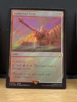 Mtg FIC Final Fantasy - Battlefield Forge -NM SURGE FOIL - Image 1