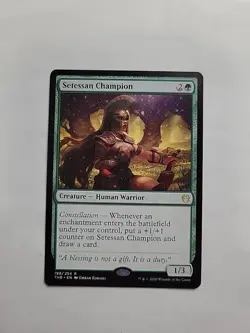 MTG - Setessan Champion _ THB Regular Rare #198 - Image 1