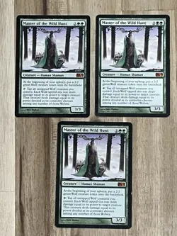 Awesome Magic The Gathering MTG Card Master Of The Wild Hunt X3 191/249 LP - Image 1