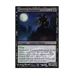 WOTC MtG WPN & Gateway Promos Vampire Nighthawk (P) (Foil) EX - Image 1
