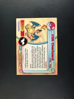 topps Pokemon TV Animation Series 1 Foil #06 Charizard #6 - Image 2