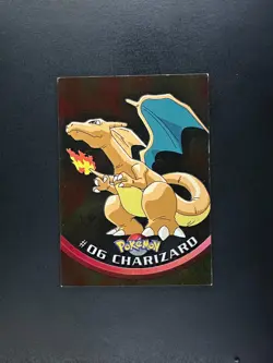 topps Pokemon TV Animation Series 1 Foil #06 Charizard #6 - Image 1