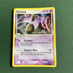 Pokemon TCG | Grumpig 29/106 (Ex Emerald) STAMPED Reverse Holo 2005 Uncommon LP - Image 1