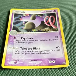 Pokemon TCG | Grumpig 29/106 (Ex Emerald) STAMPED Reverse Holo 2005 Uncommon LP - Image 2