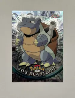 Blastoise #9 Pokemon Topps Chrome 2000 Trading Card - Image 1