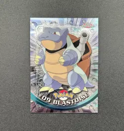 Blastoise #9 Pokemon Topps Chrome 2000 Trading Card - Image 3