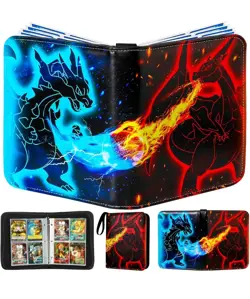 440 Pockets Charizard Card Binder - Trading card binder with 55 sleeves - Image 1