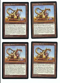 (4X) Ventifact Bottle Mirage Rare Playset - MTG Magic the Gathering Card - Image 1