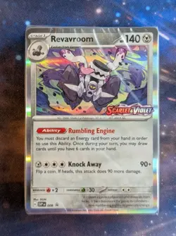 Revavroom SVP008 Scarlet & Violet Prerelease Promo Sealed Deck Pokemon Card - Image 1