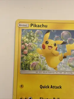 Pikachu Pokemon Card Near Mint Condition 19/68 TCG - Image 5