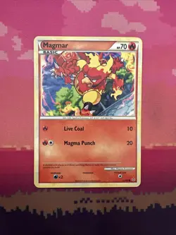 Pokemon Card Magmar Unleashed Common 52/95 Near Mint - Image 1