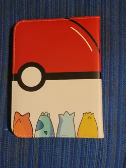 NEW Pokemon 4 Pocket Card Zipper Binder with 50 pages Picachu- 7x10 Poke Ball - Image 2
