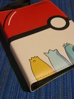 NEW Pokemon 4 Pocket Card Zipper Binder with 50 pages Picachu- 7x10 Poke Ball - Image 3