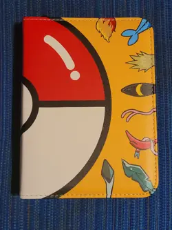 NEW Pokemon 4 Pocket Card Zipper Binder with 50 pages Picachu- 7x10 Poke Ball - Image 1