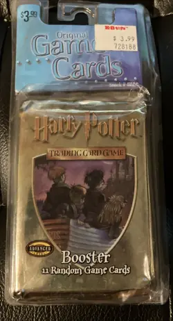HARRY POTTER Trading Card Game TCG 3 Booster Packs NEW SEALED 2001 - Image 3