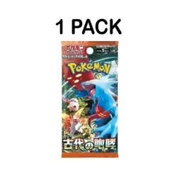 1 Pack Ancient Roar Booster Pack Japanese Pokemon Trading Card Game SV4K Booster - Image 2