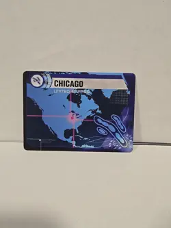 Pandemic Board Game Chicago Illinois Location Card Replacement - Image 1