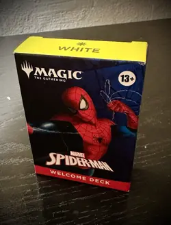 New MTG Magic Gathering CCG Spider-Man White Welcome Deck - Image 1