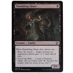 x4 Shambling Ghast AFR MTG M/NM Playset Common Black Creature Zombie TCG CCG - Image 1