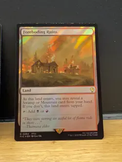 Mtg FIC Final Fantasy - Foreboding Ruins -NM SURGE FOIL - Image 1