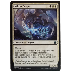 x4 White Dragon AFR MTG M/NM Playset Uncommon White Creature Dragon TCG CCG - Image 1