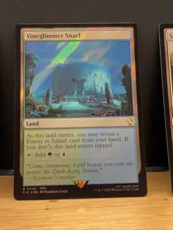 Mtg FIC Final Fantasy - Vineglimmer Snarl -NM SURGE FOIL - Image 1
