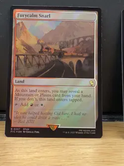 Mtg FIC Final Fantasy - Furycalm Snarl -NM SURGE FOIL - Image 1