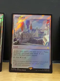 Mtg FIC Final Fantasy - Port Town-NM SURGE FOIL - Image 1