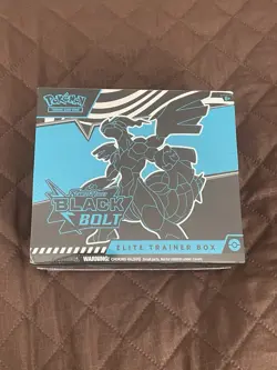 Pokemon TCG Scarlet & Violet 10.5 Black Bolt Elite Trainer Box Zekrom - In Hand - Image 1