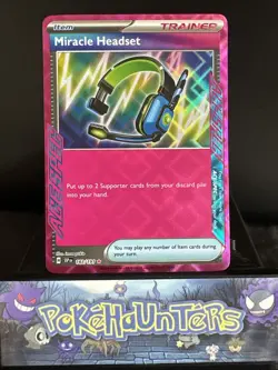 Pokemon Card Miracle Headset 183/191 Ace Spec Surging Sparks Near Mint - Image 1