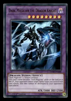 Dark Magician The Dragon Knight LEDD-ENA00 Ultra Rare - Yugioh - Image 1