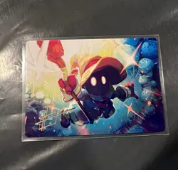 Vivi Ornitier Art Series Gold Stamped 17/53 - Final Fantasy MTG Art Card Signed - Image 1