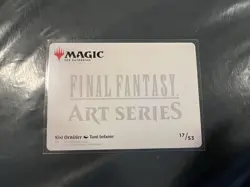 Vivi Ornitier Art Series Gold Stamped 17/53 - Final Fantasy MTG Art Card Signed - Image 5