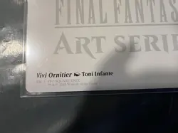 Vivi Ornitier Art Series Gold Stamped 17/53 - Final Fantasy MTG Art Card Signed - Image 6