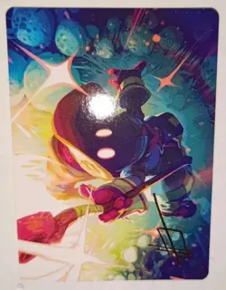 Vivi Ornitier Art Series Gold Stamped 17/53 - Final Fantasy MTG Art Card Signed - Image 3