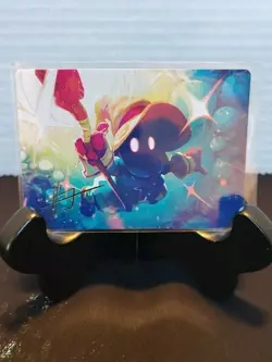 Vivi Ornitier Art Series Gold Stamped 17/53 - Final Fantasy MTG Art Card Signed - Image 1
