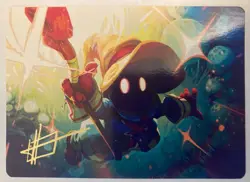 Vivi Ornitier Art Series Gold Stamped 17/53 - Final Fantasy MTG Art Card Signed - Image 1