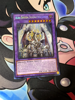 YUGIOH Alba System Dogmatikalamity BLMM-EN011 SECRET RARE Near Mint 1st Edition - Image 1