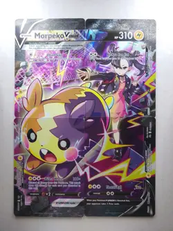 Morpeko V-union SWSH287 288 289 290 Promo Pokemon card - Image 1