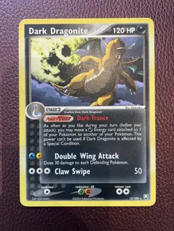 Pokemon Card Dark Dragonite 15/109 Non Holo EX Team Rocket Returns - Image 1