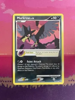 Pokemon Card Murkrow Secret Wonders Common 95/132 Near Mint - Image 1