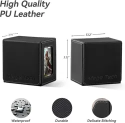 Card Deck Box for MTG Commander - Patented Design, Commander Display, Fits 10... - Image 3