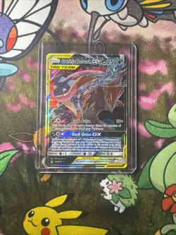 Pokemon Unbroken Bonds Greninja & Zoroark GX 107/214 Ultra Rare SM Holo Card - Image 3
